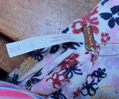 Free People Floral Print Women's Jumpsuit, Medium