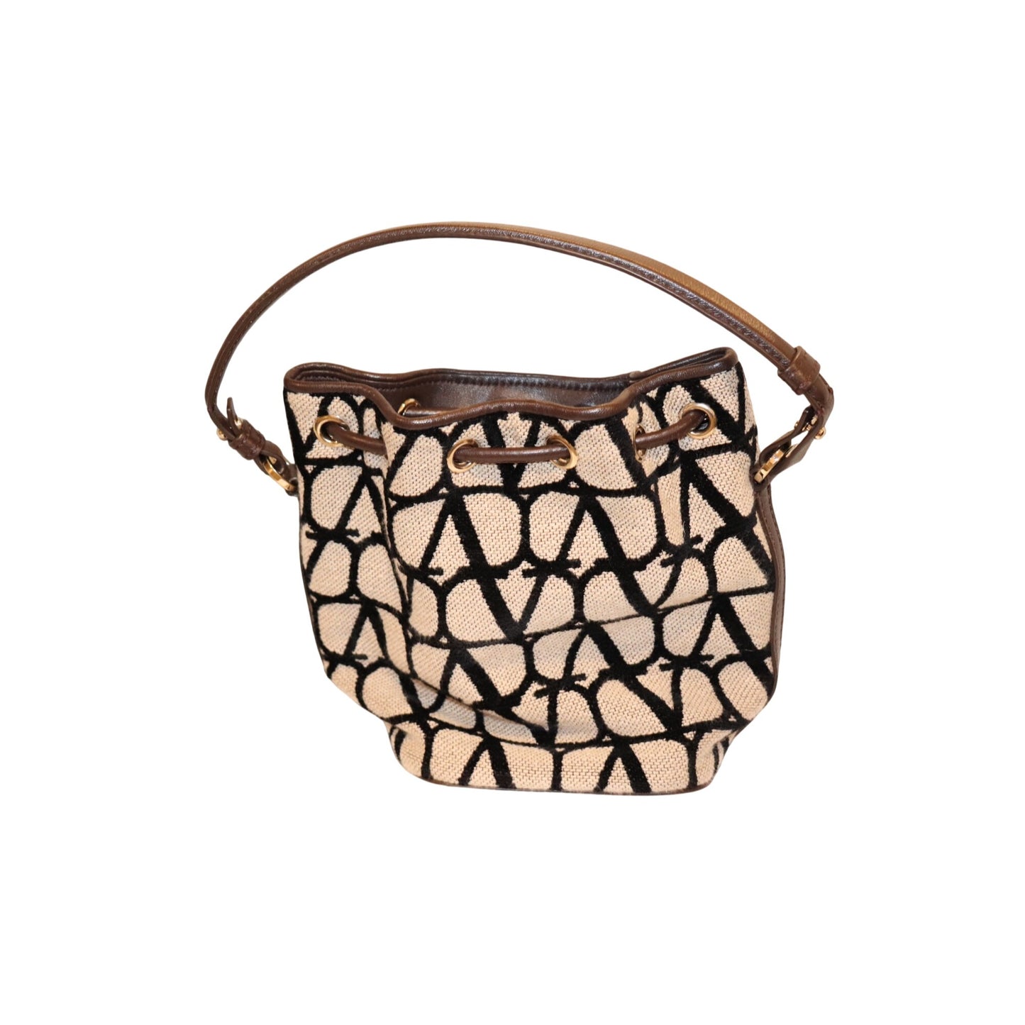 Valentino Garavani Mini Toile Iconographe Bucket Bag