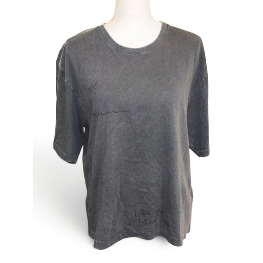 Anine Bing Rudy Empowerment Signed T-Shirt, Small NWT