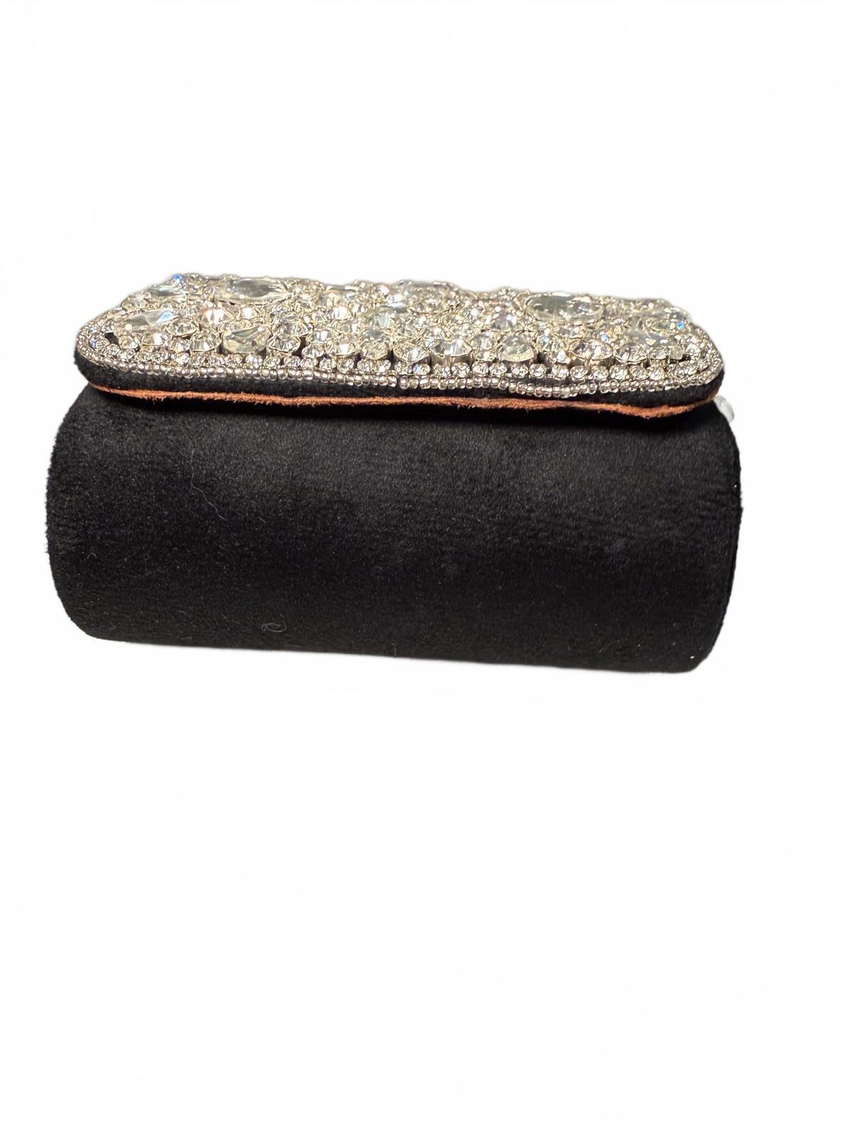 Embellished Evening Bag with Crystal Detailing