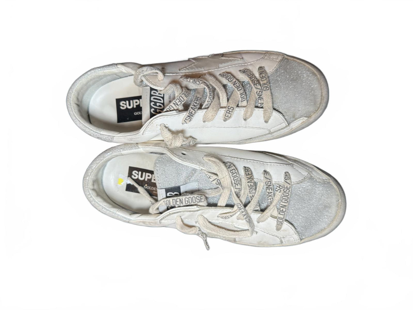 Golden Goose White Star Sneakers, EU 37/US 7
