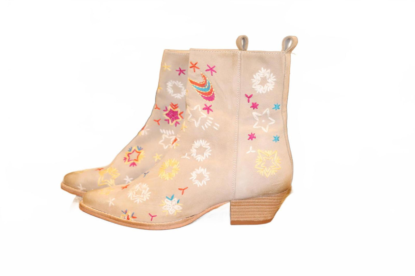 Free People Women's Bowers Embroidered Western Boots, Size 39/8.5 NWT