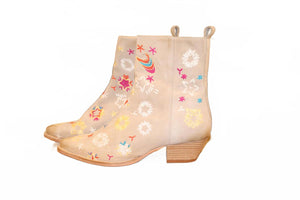 Free People Women's Bowers Embroidered Western Boots, Size 39/8.5 NWT