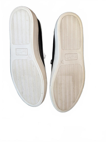 Seychelles Black Leather Casual Mary Jane Sneakers, size 6.5