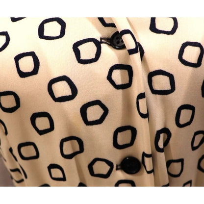 Nat Kaplan Couture Vintage Shirt Dress With Suede Collar, Size 10