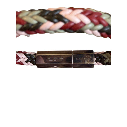 Bottega Veneta Braided Leather Bracelet In Box, New