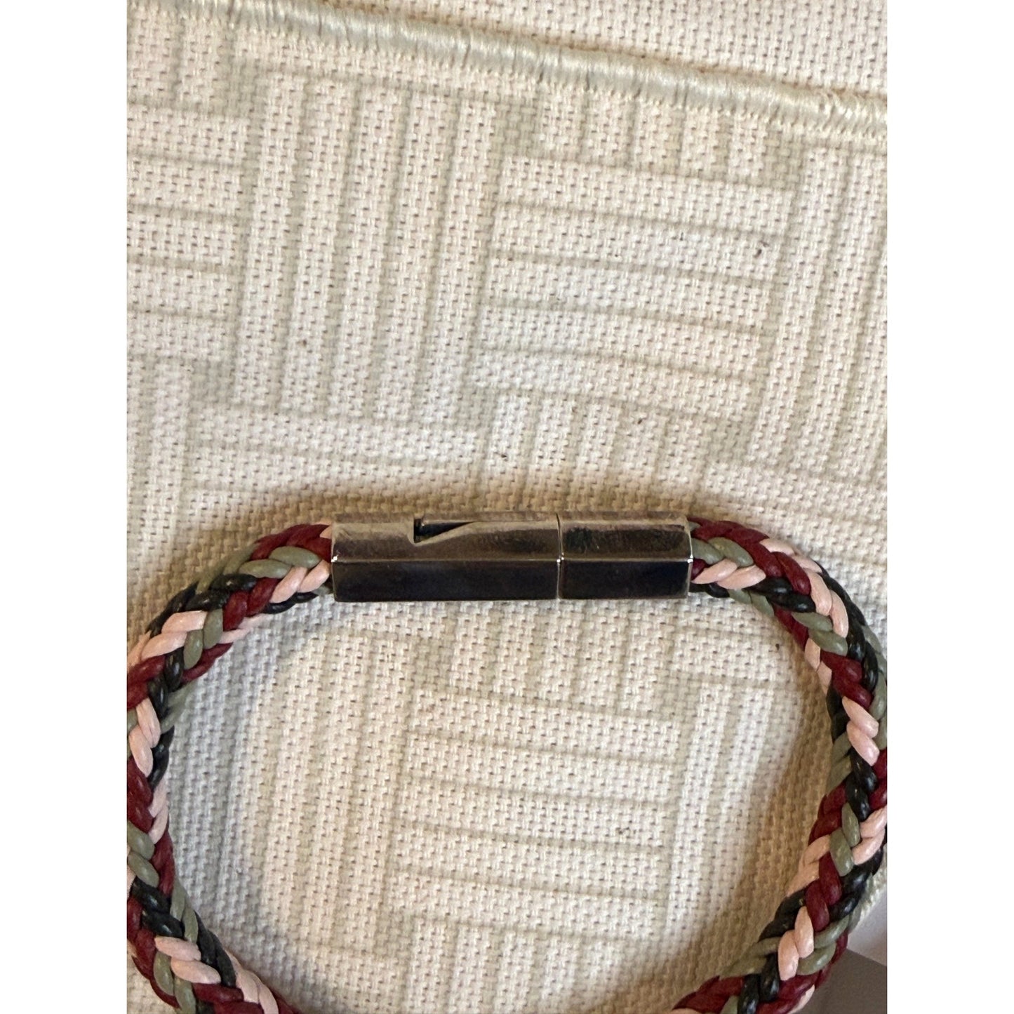Bottega Veneta Braided Leather Bracelet In Box, New