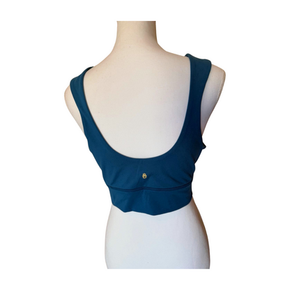 NWT Spiritual Gangster Teal Blue Women's Sports Bra, Size XL