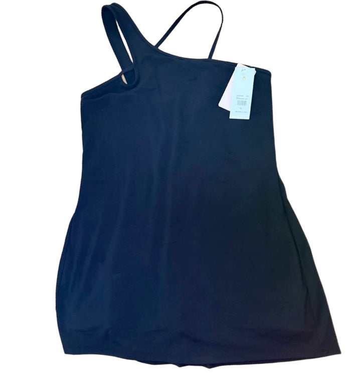 New Spiritual Gangster Black KACI Asymmetric Acti Athletic Dress