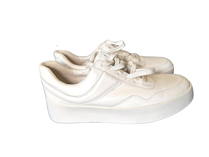 Vince Womens Warren Court Leather Sneakers, size 9.5
