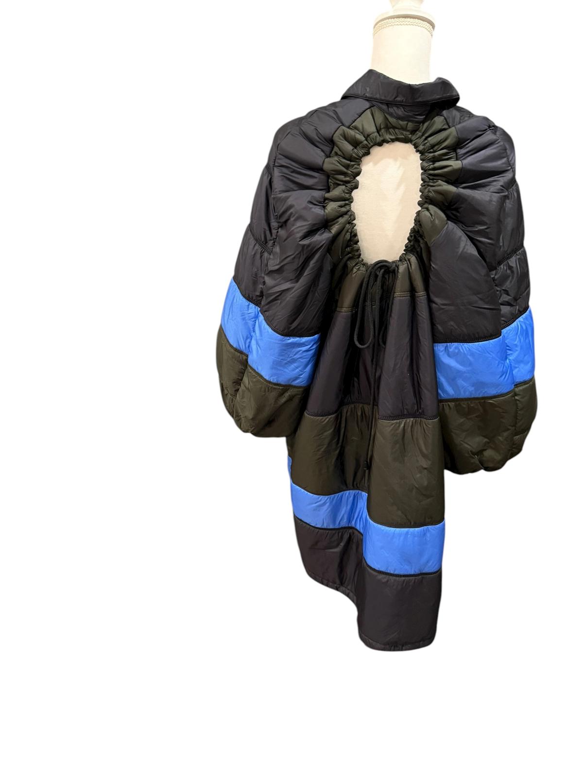 Ganni 66 North Colorblock Puffer Coat, Size Small