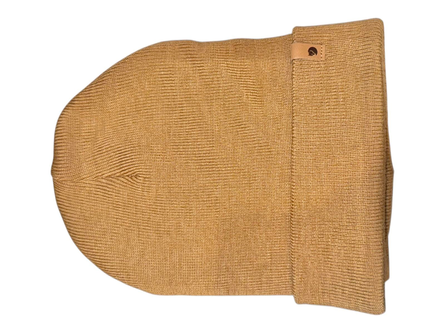 New Fjällräven Buckwheat Brown Knit Beanie Hat