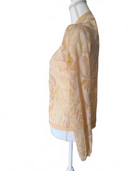 Missoni Lightweight orange and cream  Floral Pattern, size 46