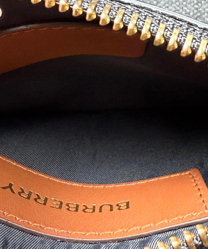 New Burberry Monogram Brown Zip Small Wallet