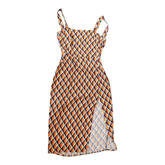 Farm Rio Graphic Cashew Print Slip Dress, XS NWT