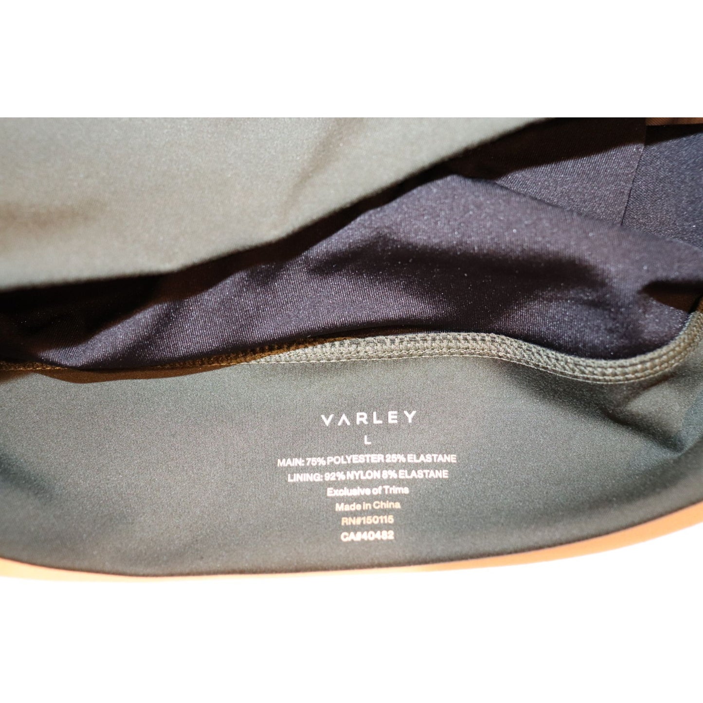 Varley FreeSoft Cori Green Sports Bra, Large