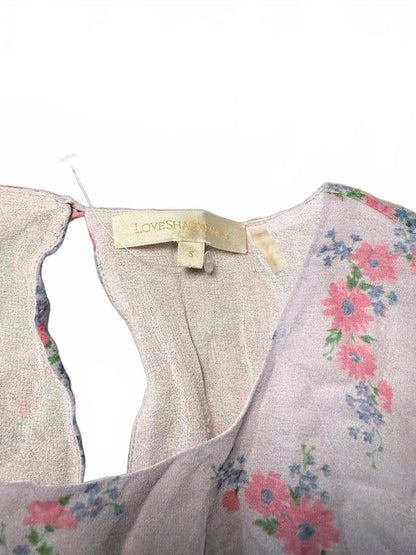 New LoveShackFancy Floral Long Sleeve Dress Size S