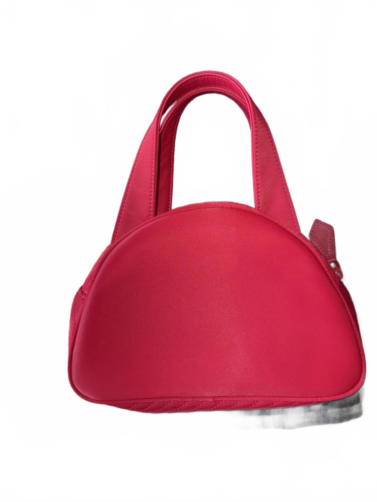 Vintage Yves Saint Laurent Red Nylon Handbag