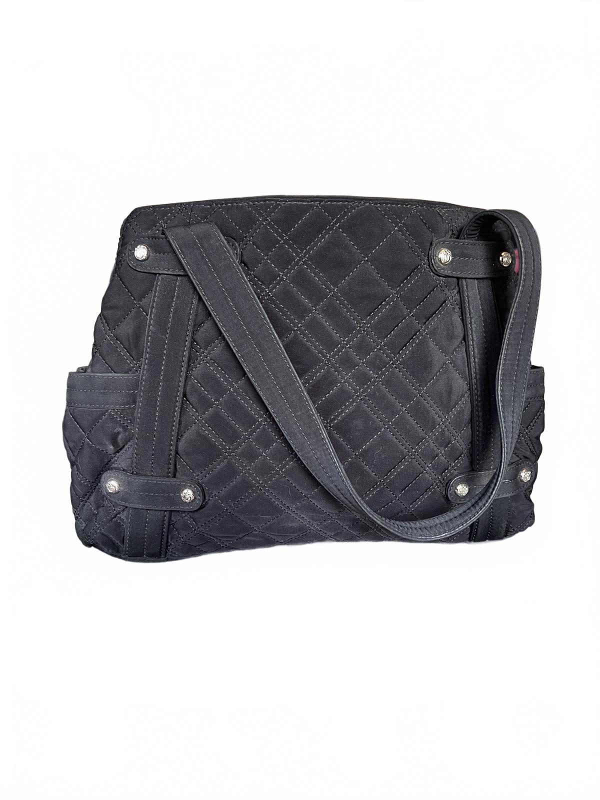Vera Bradley Black Quilted Shoulder Bag