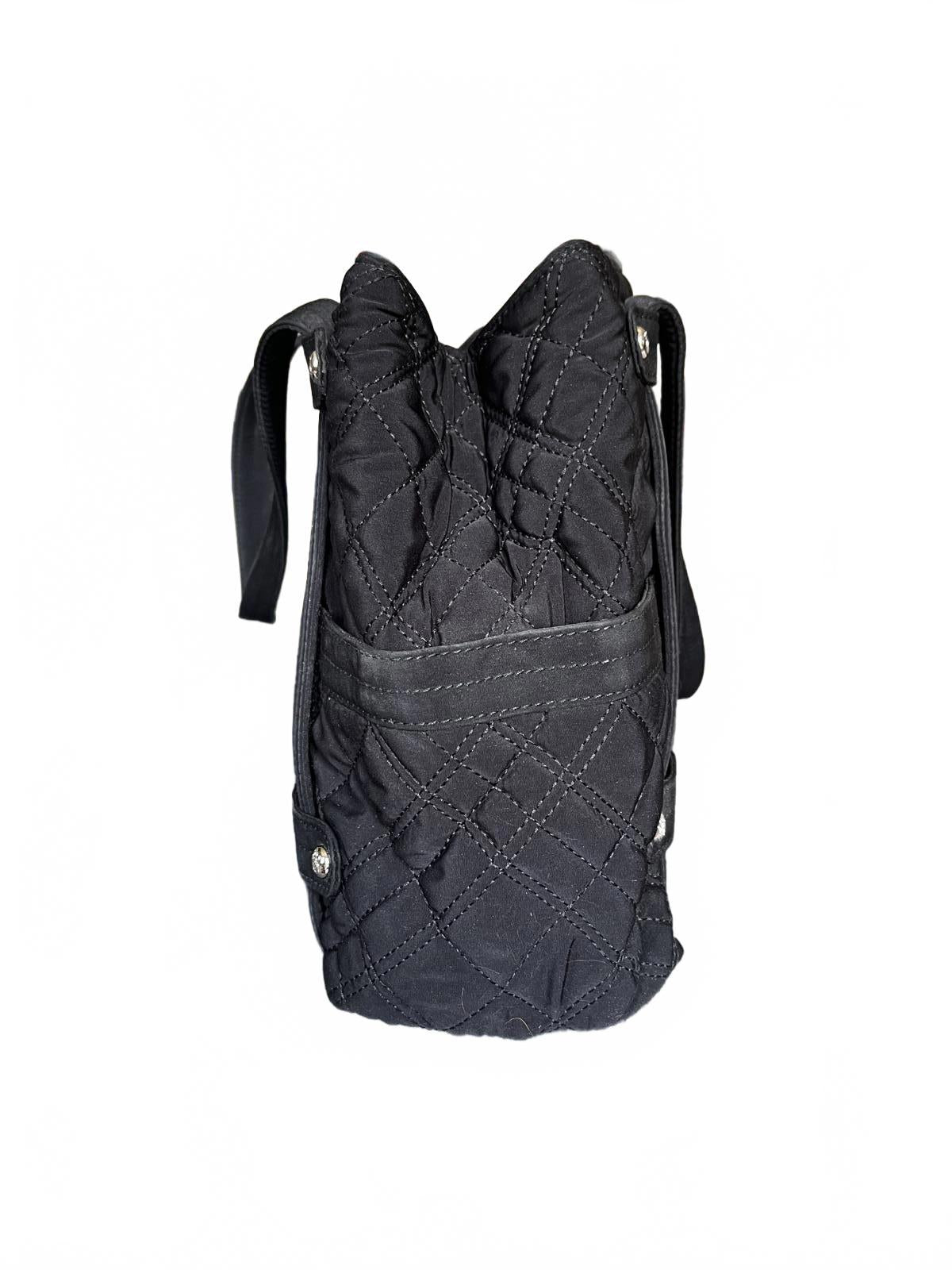 Vera Bradley Black Quilted Shoulder Bag