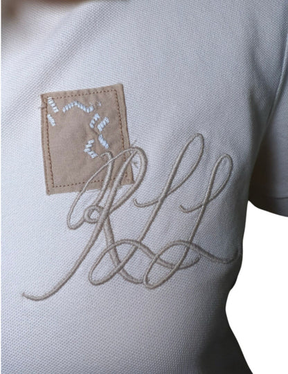 Lauren Ralph Lauren Piqué Polo Shirt, Size Petite Large