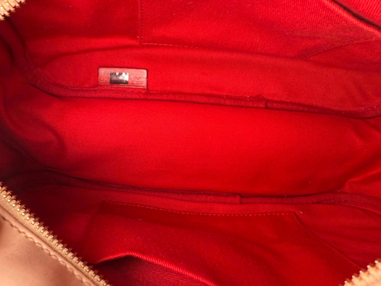 Chloé Beige Eden Leather Crossbody Bag (0746)