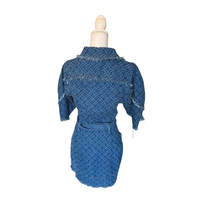 ELLIATT New Cora Denim Shirt Dress, Medium