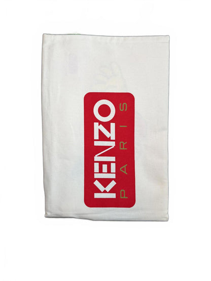 New Kenzo Embroidered Floral Cartoon Print Large Clutch Pouch