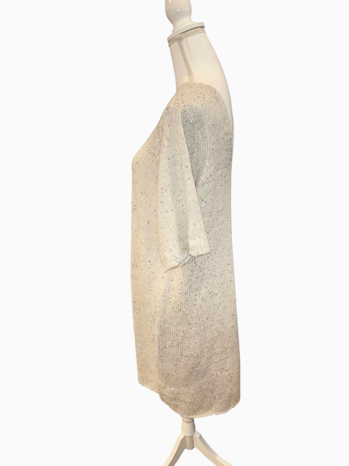 New Vero Moda Sequin Knit Sweater Dress, XL