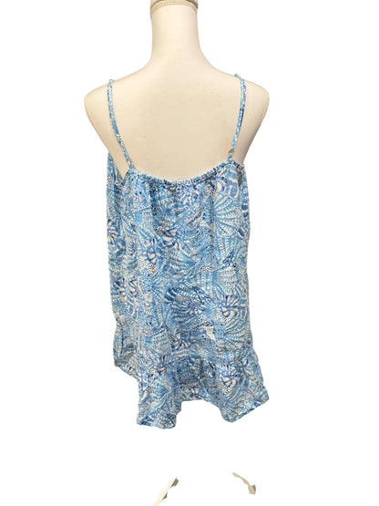 Lilly Pulitzer Blue Patterned Mini Dress, size large
