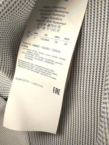 Armani Jeans Textured Short-Sleeve Top, size 38 (oversized)