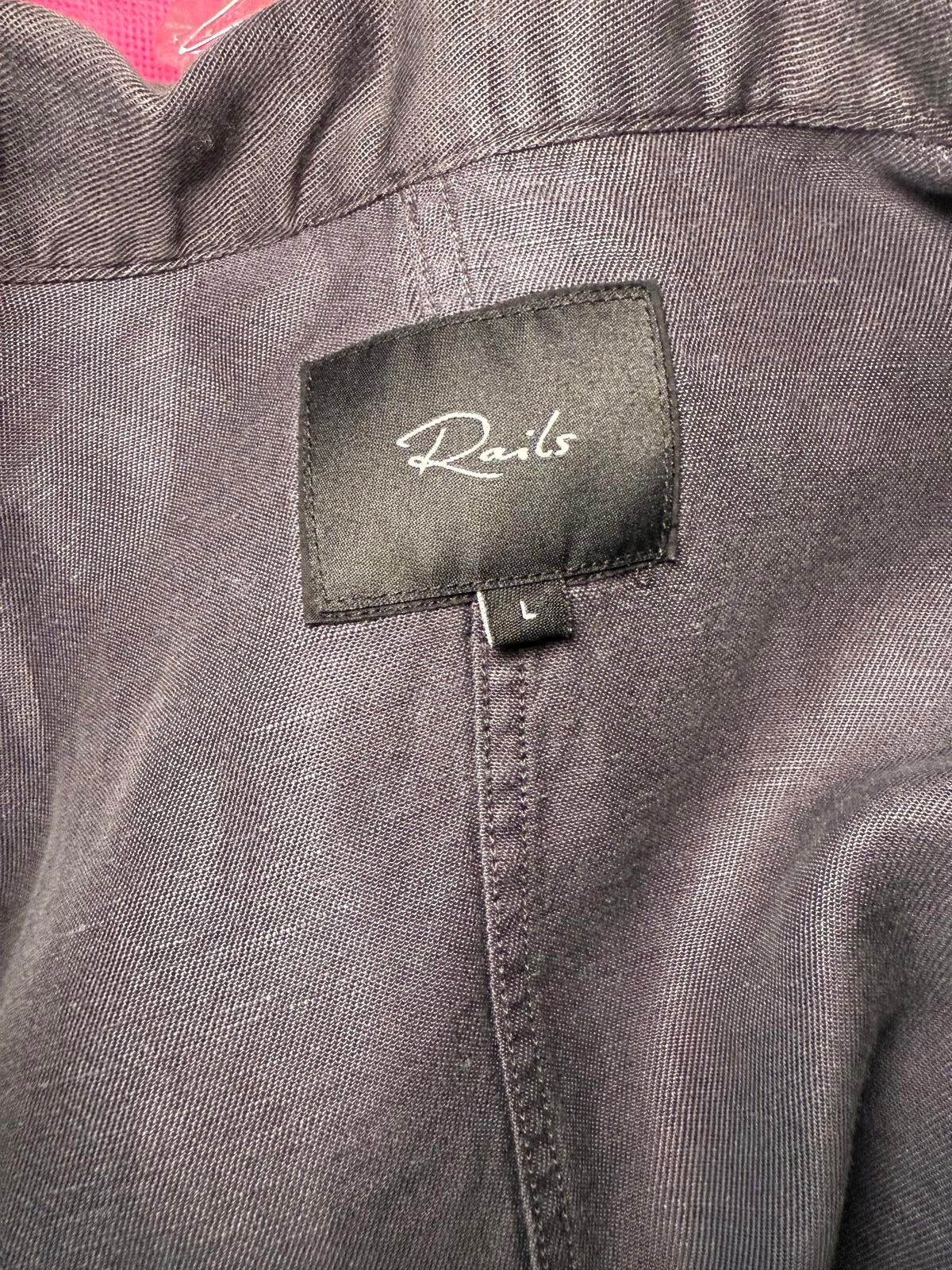 Rails Size Large Rowen Military Jacket w/Star Embroidery, Large