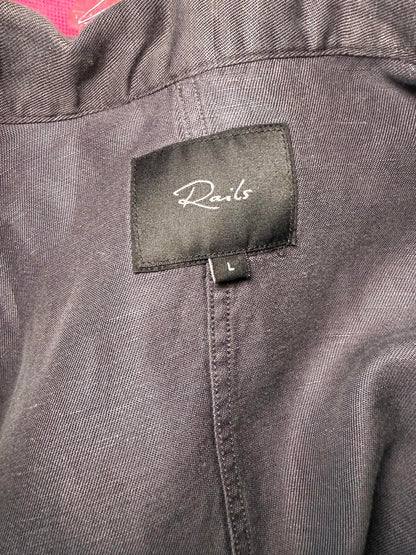 Rails Size Large Rowen Military Jacket w/Star Embroidery, Large