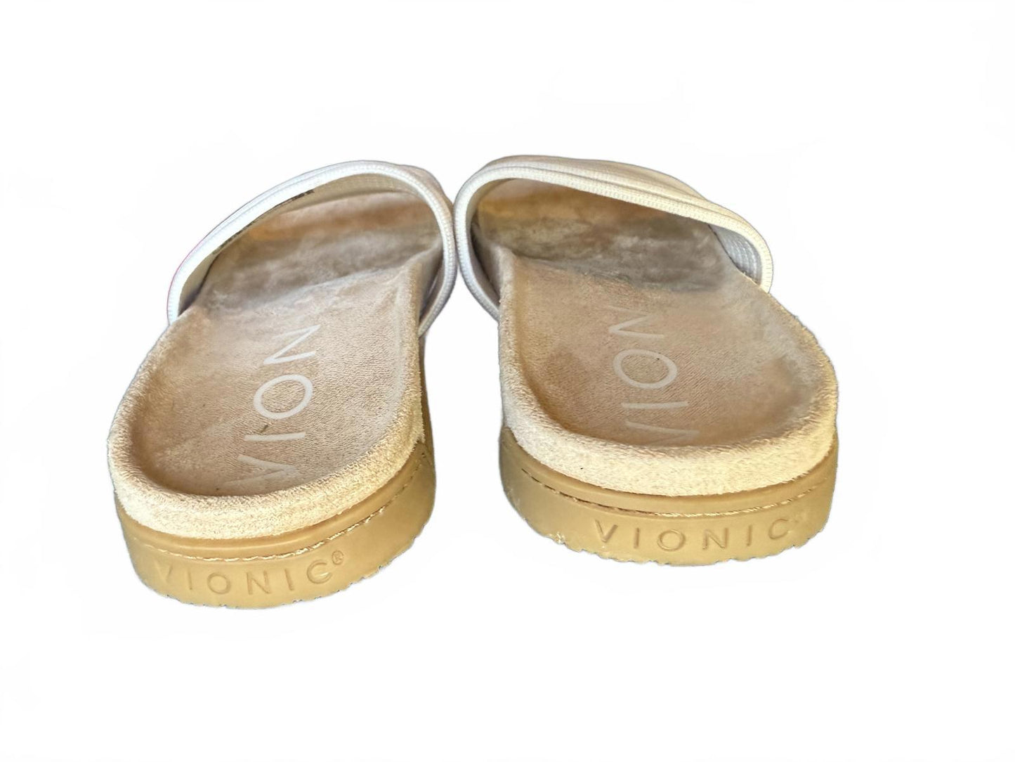 Vionic Evie Knit Slide Sandals, size 7.5