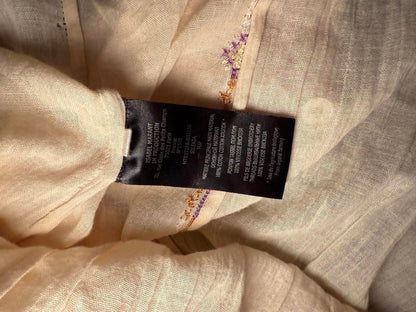 New Etoile Isabel Marant Embroidered Long Sleeve Tunic Top, Size 34