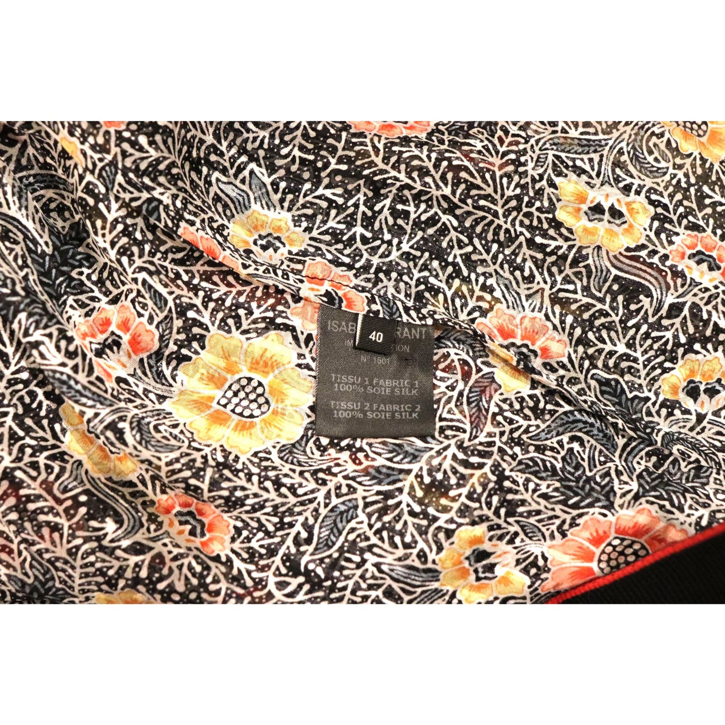 Isabel Marant "Alika" Printed Silk Trapeze Top, Size 40 (L)