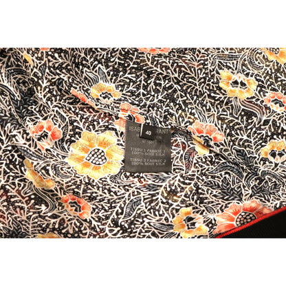 Isabel Marant "Alika" Printed Silk Trapeze Top, Size 40 (L)