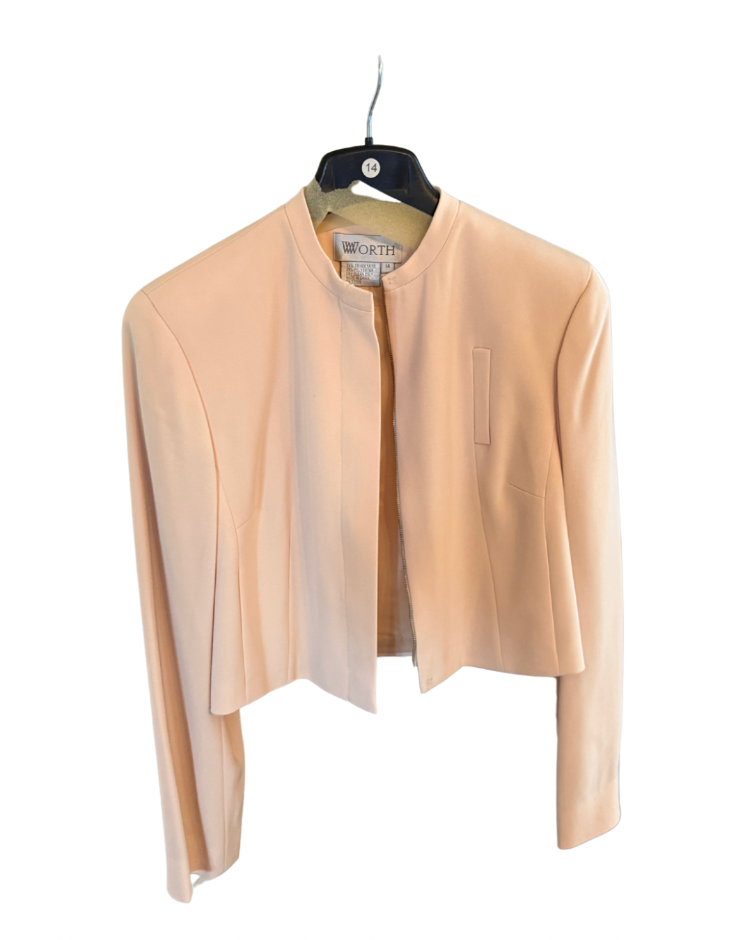 Worth Blush Bolero Jacket, Size 14