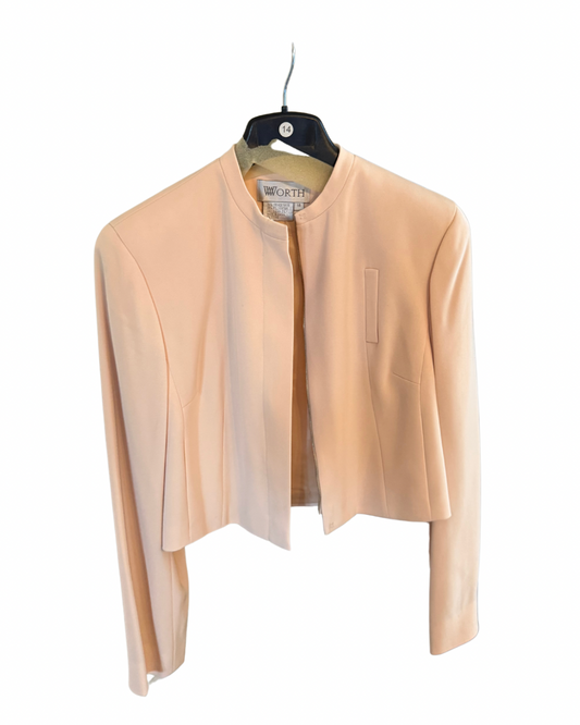 Worth Blush Bolero Jacket, Size 14
