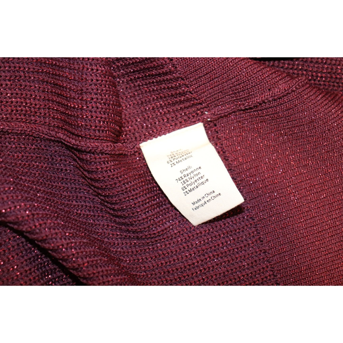 L'Agence Noe Double-Breasted Cardigan -Burgundy, Large NWT