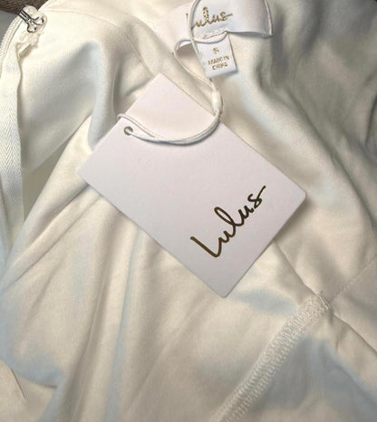 New Lulus White Gown, Size S