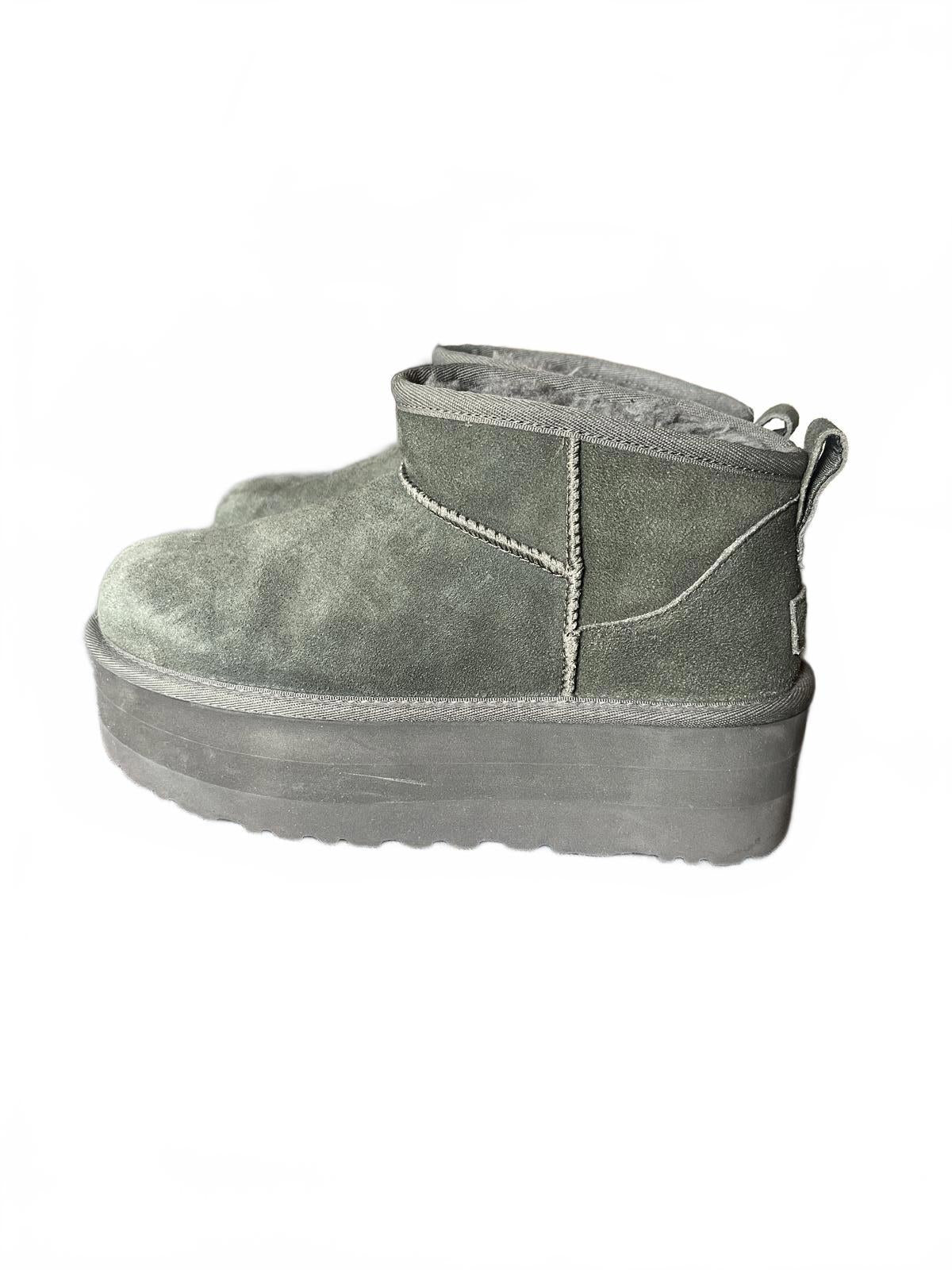 UGG Platform Suede Ankle Boots for Women, size 7
