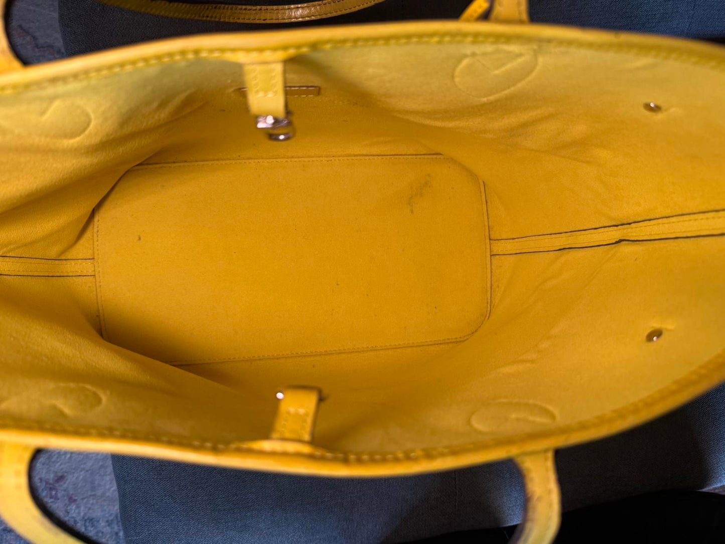 Louis Vuitton Yellow Epi Leather Neverfull MM