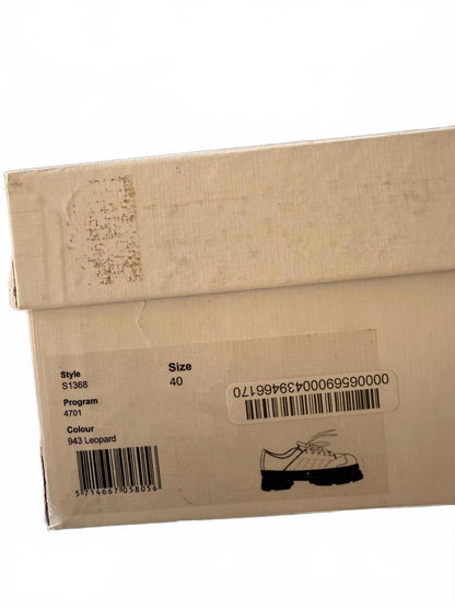 New Ganni Leopard Print Women's Sneakers, EU 40