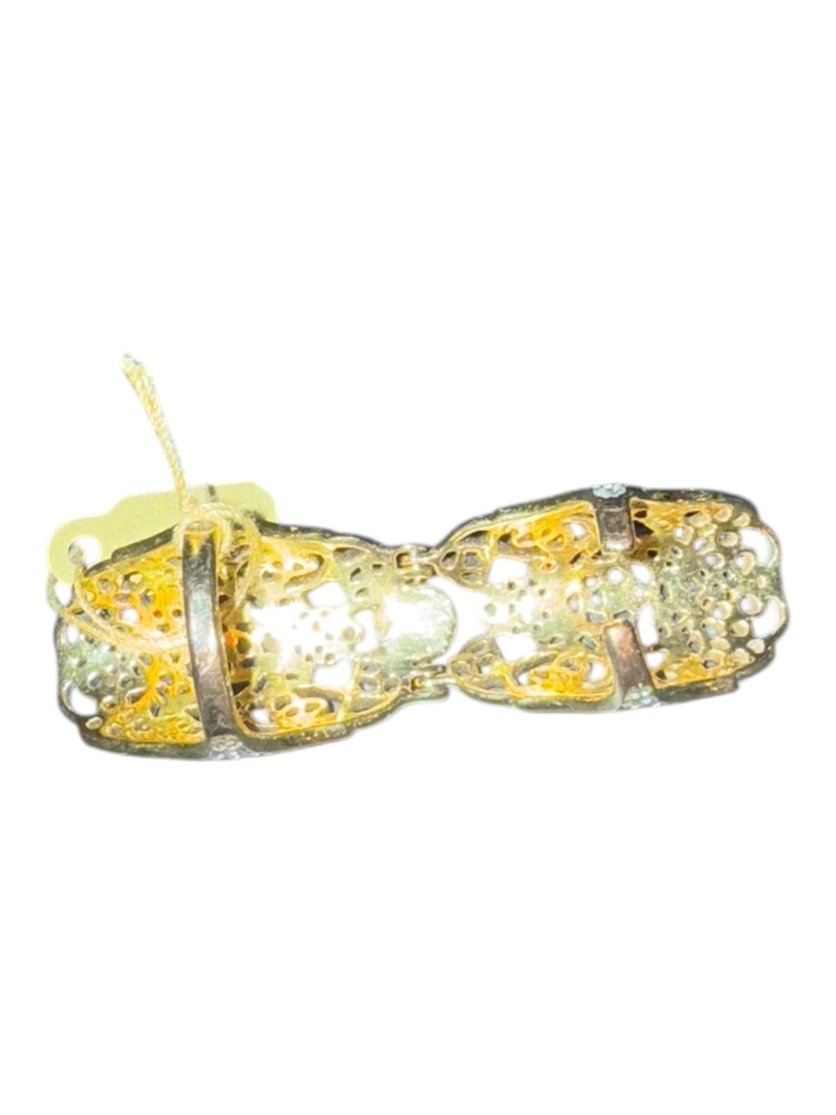 Intricate Gold Plated Filigree adjustable ring