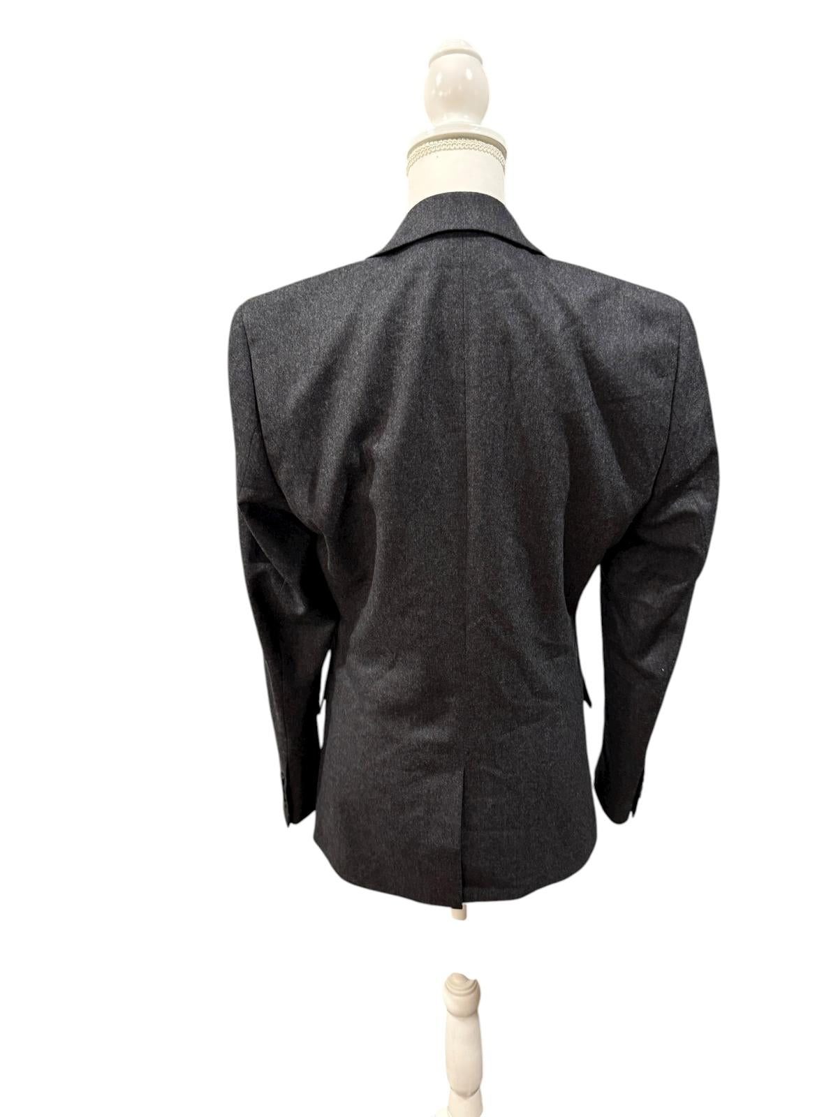 New Sandro Paris Charcoal Grey Tailored Blazer, size 44 (fits like M)