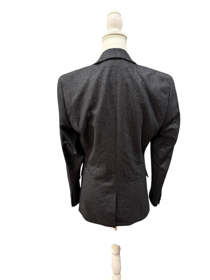 New Sandro Paris Charcoal Grey Tailored Blazer, size 44 (fits like M)