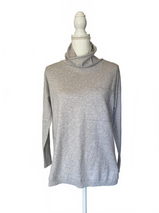 Vineyard Vines Gray Women's Turtleneck Sweater