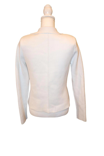 L'AGENCE Women's White Cotton Blend Blazer, Size M