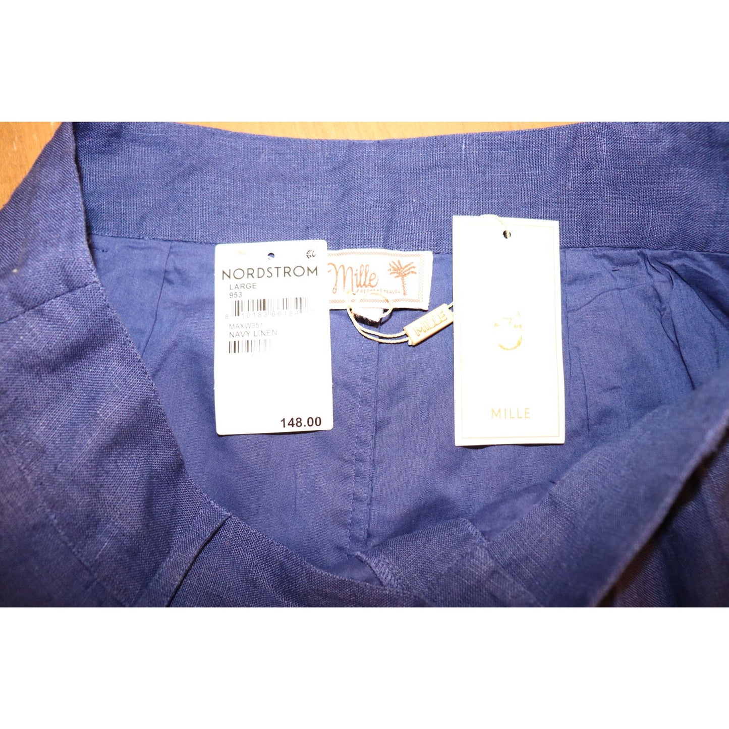 Mille Maxwell High Rise Shorts, Large NWT